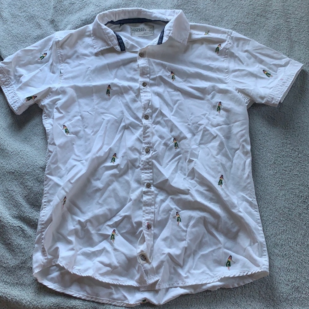 Tropical Lady Button Up